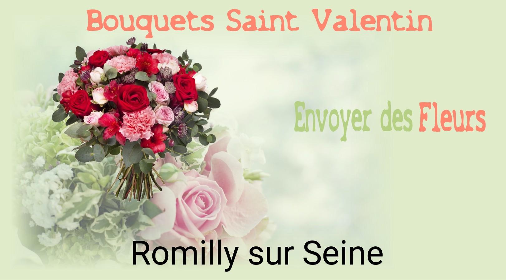 Roses de Saint-Valentin livrées à Romilly-sur-Seine